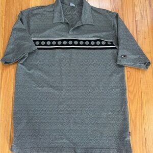 Nike Air Jordan grey black white polo shirt 3XLT